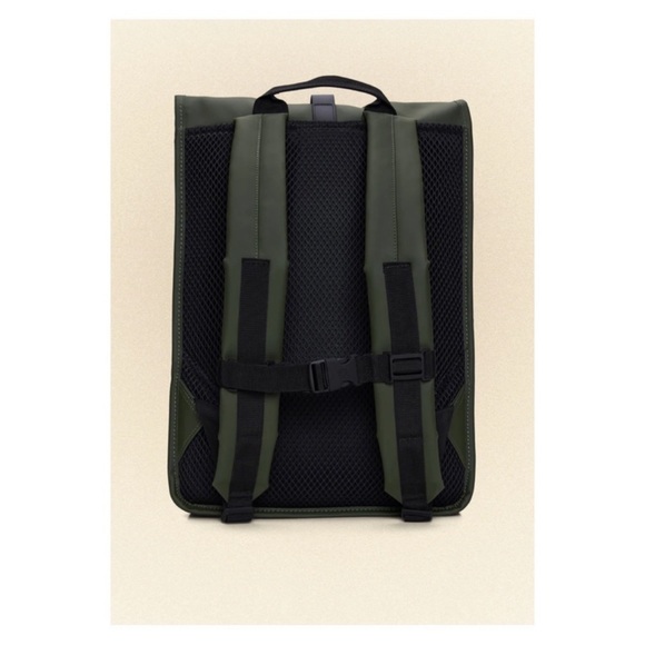 New! RAINS Waterproof Rolltop Rucksack Backpack - Picture 6 of 13